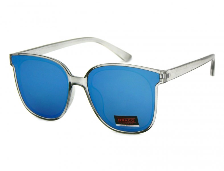 Niebieskie lustrznki - okulary przeciwsłoneczne Damskie 