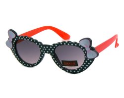 Czarno-czerwone - Okulary przeciwsłoneczne dziecięce