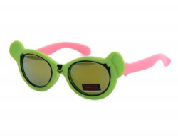 Zielono-różowe okulary dziecięce DRACO