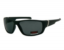 Czarne przeciwsłoneczne sportowe okulary męskie