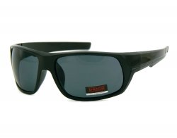 Czarne przeciwsłoneczne sportowe okulary męskie 