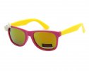 Różowo-żółte okulary dziecięce DRACO