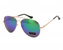Zielone lustrzanki okulary przeciwsłoneczne DRACO