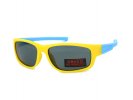 Żółto- niebieskie dziecięce okulary polaryzacyjne