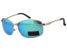 Niebieskie soczewki lustrzanki okulary polaryzacyjne
