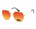 Stylowe pomarańczowe okulary przeciwsłoneczne