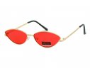 Czerwone soczewki- modne stylowe okulary