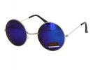 Niebieskie lenonki - okulary przeciwsłoneczne